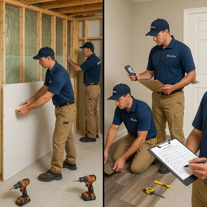 Repairs and Reconstruction process in Blasdell, NY